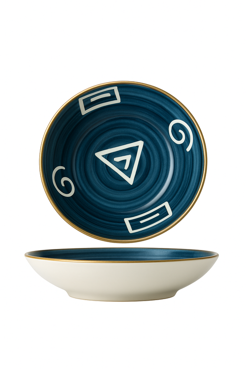 Assiette japonaise porcelaine profonde 18 cm pour soupe