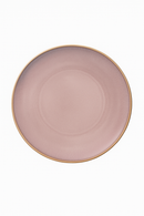 Assiette plate céramique émaillée style minimaliste 27 cm