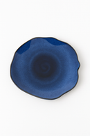 assiette plate ceramique japonaise forme coquille irreguliere
