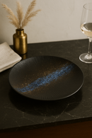 Assiette plate ceramique style japonais retro pour pates