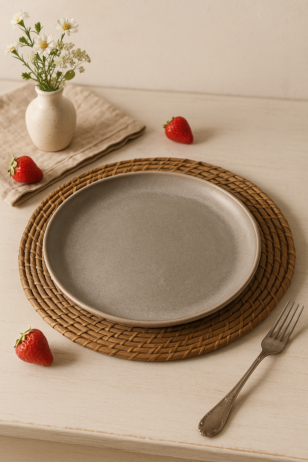 Assiettes acier inoxydable style industriel retro plateaux cafe - vue 3 sur 3