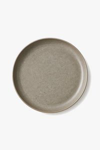 Assiettes plates acier inoxydable style industriel vintage