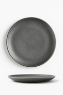 Assiettes plates acier inoxydable style nordique vintage