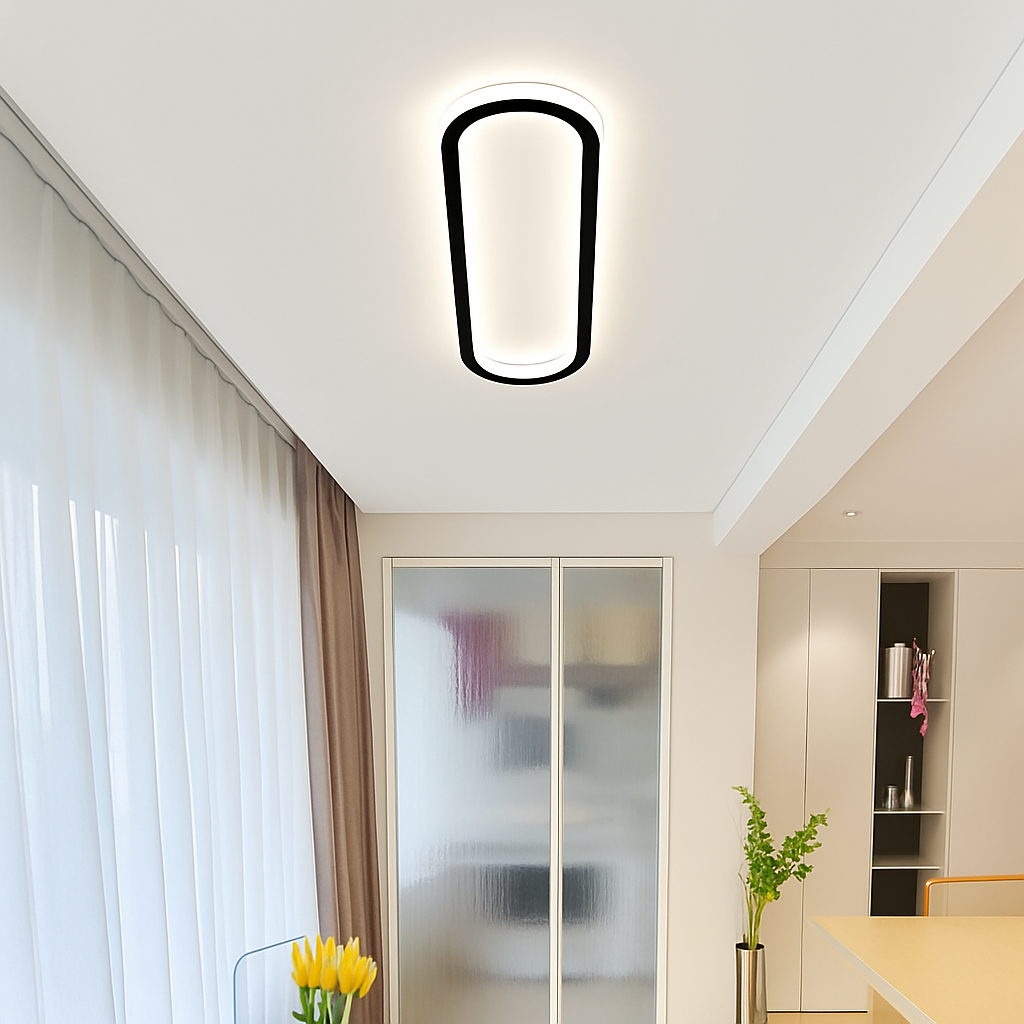 Bande LED moderne plafonniers éclairage intérieur pour chambre robuste couloir porche salon lampes maison Lustre décorer - vue 4 sur 20