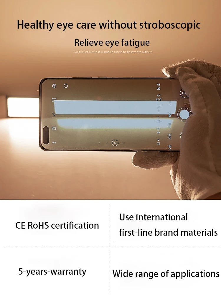 bande lumineuse led 	en aluminium profil encastré long panneau