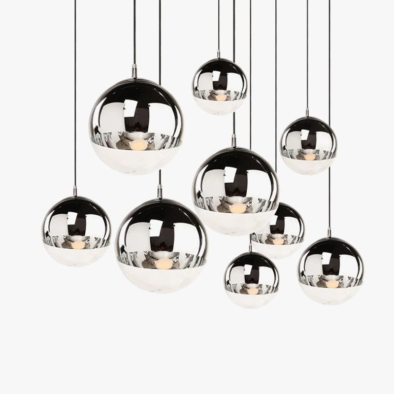 Suspension moderne classique en galvanoplastie design célèbre boule d'étoile