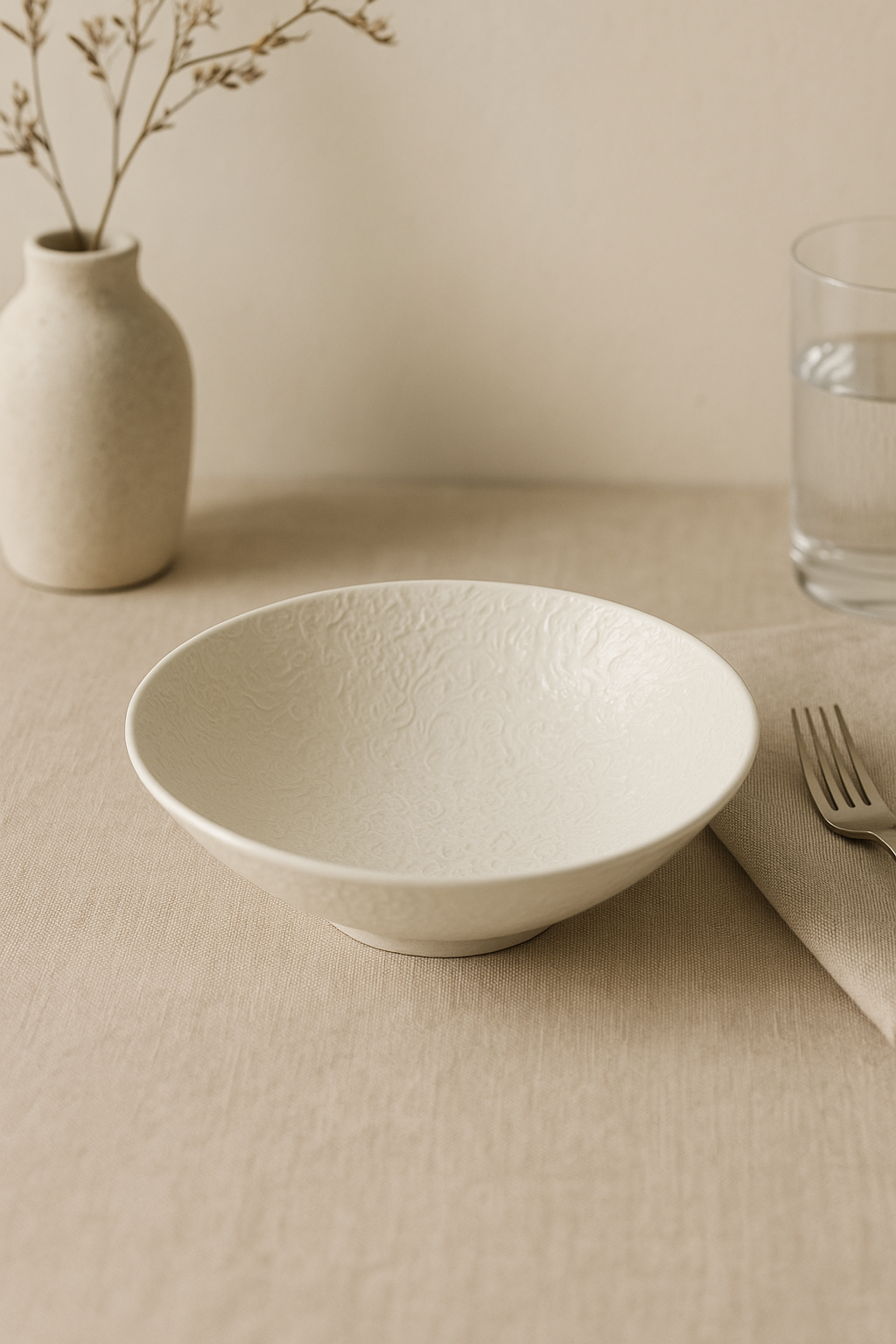 Bol ceramique motif roche style naturel pour cuisine - vue 3 sur 3