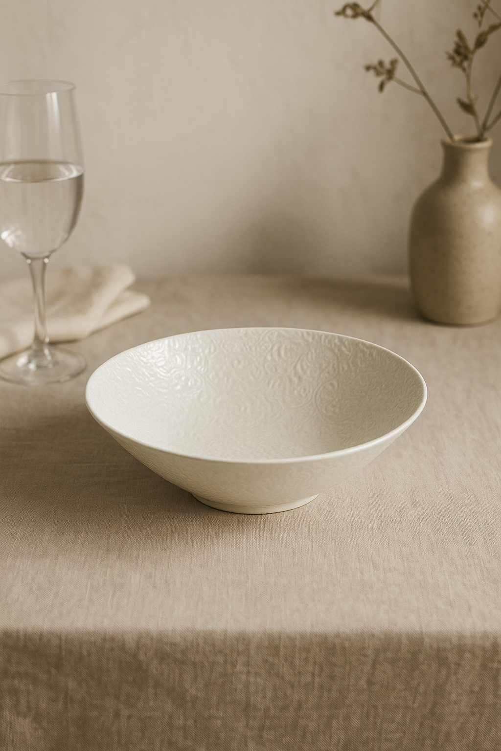 Bol céramique texture roche style restaurant polyvalent cuisine