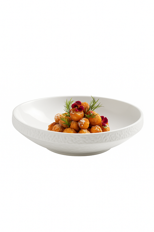 Bol de table en céramique style roche épais