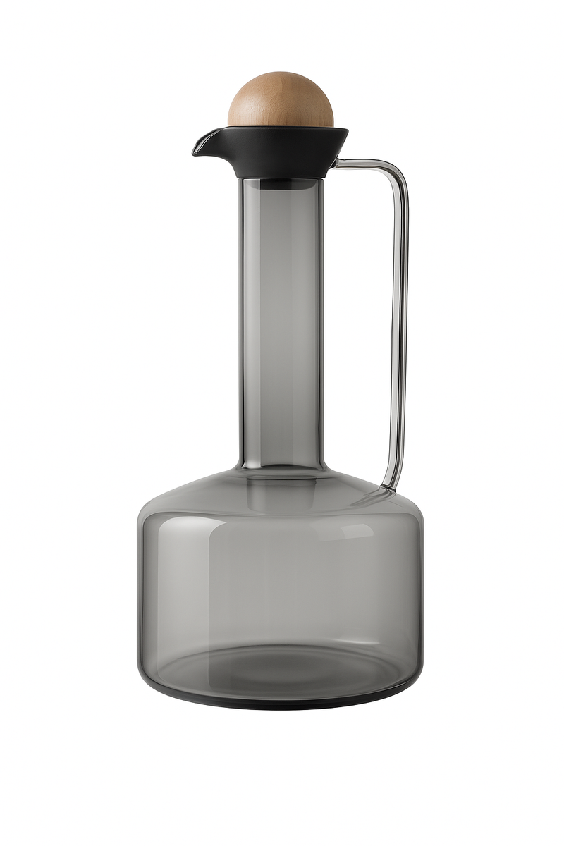 Bouilloire verre nordique 1500ml avec tasses assorties