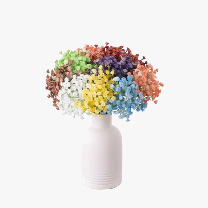 bouquet de gypsophiles artificielles pour décoration de mariage