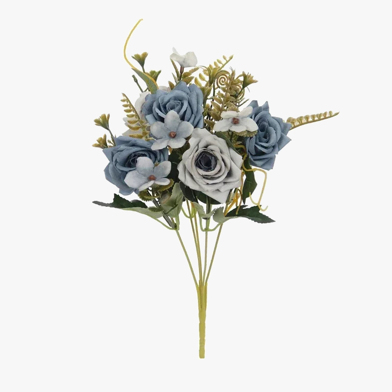 bouquet de roses artificielles pour décoration et cadeau de fête