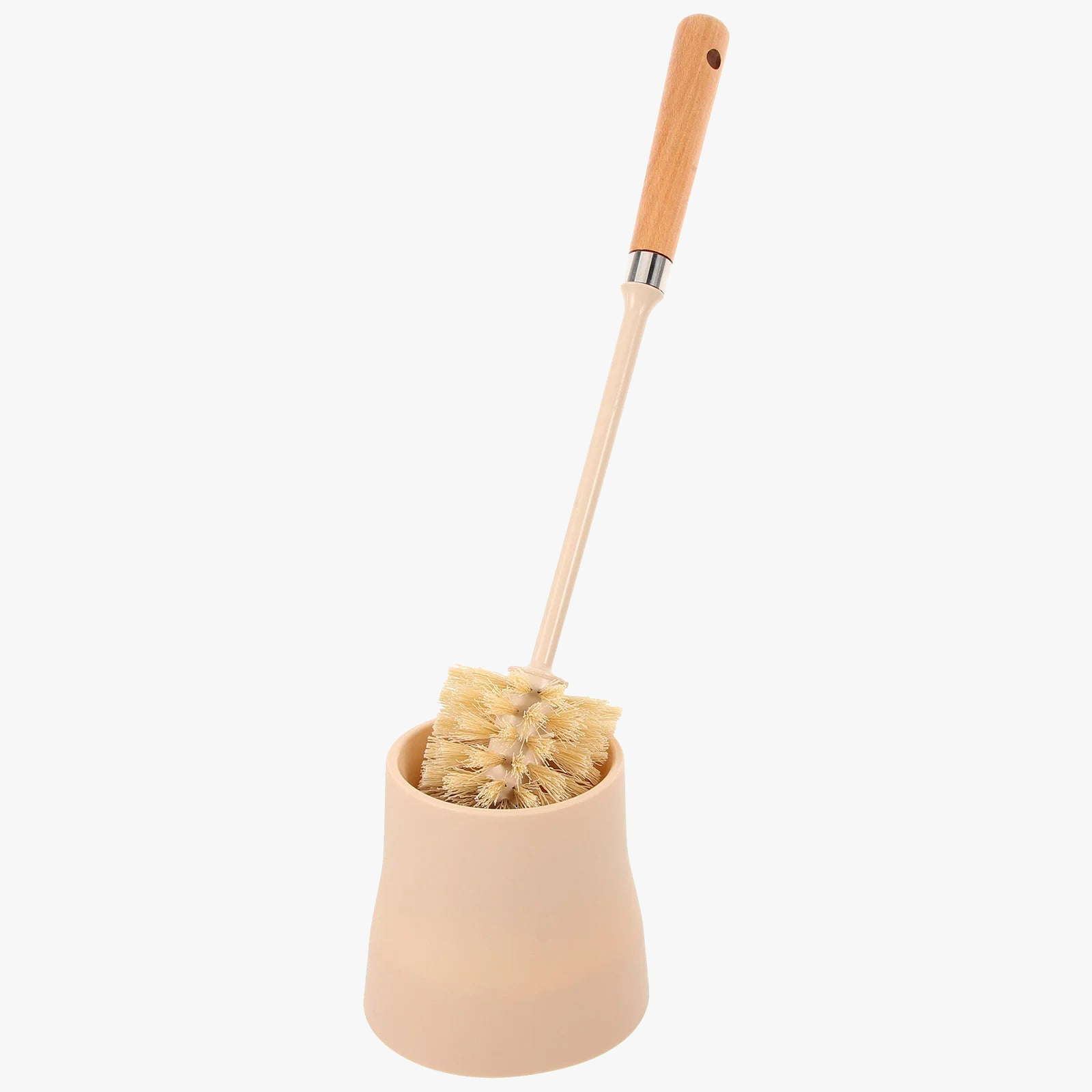 brosse de nettoyage à piston avec support pour salle de bain
