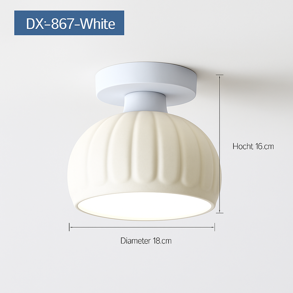 Céramique verre Led couloir plafonnier pour allée couloir vestiaire balcon nordique E27 acrylique lustre reste luminaires - vue 16 sur 23