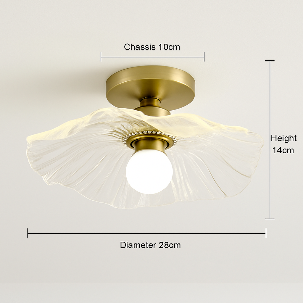 Céramique verre Led couloir plafonnier pour allée couloir vestiaire balcon nordique E27 acrylique lustre reste luminaires - vue 22 sur 23