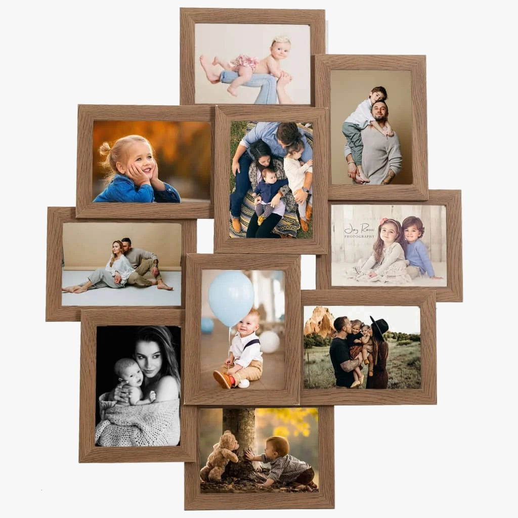 cadre photo multi-collage pour souvenirs de famille personnalisés