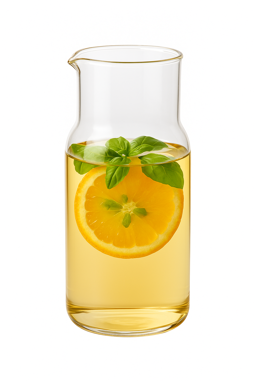 Carafe de chevet en verre avec gobelet assorti