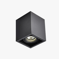 Spot Carré LED plaine COB plafond simple tête GU10 remplaçable