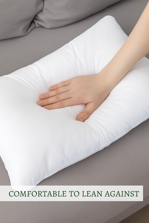 coussin décoratif blanc moelleux 50x50cm 45x45cm 30x50cm - vue 6 sur 5