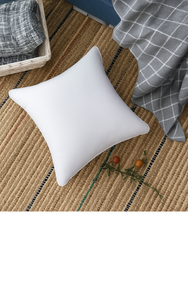coussin décoratif blanc moelleux 50x50cm 45x45cm 30x50cm