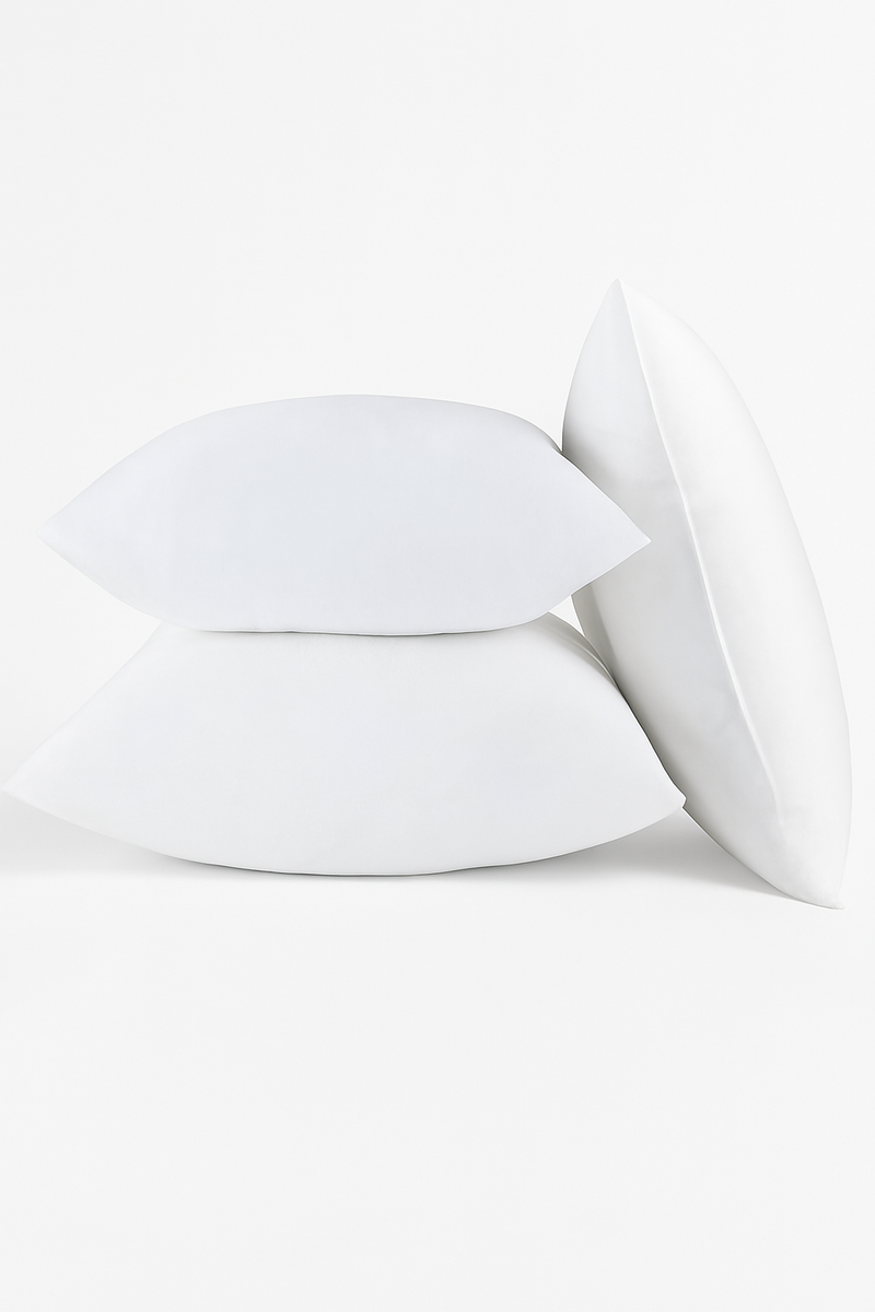 coussin décoratif blanc moelleux 50x50cm 45x45cm 30x50cm