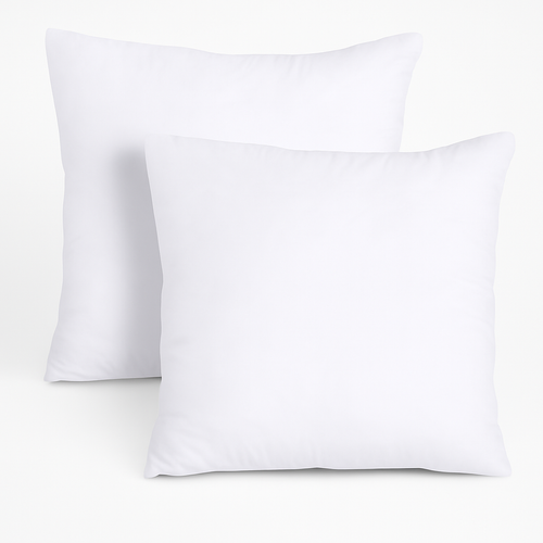 coussin décoratif carré en coton doux 45x45 cm pour lit ou canapé - vue 7 sur 6
