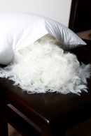 coussin décoratif en duvet d'oie en coton doux