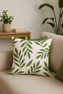 coussin décoratif à motif végétal vert confortable pour votre intérieur