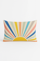 coussin lombaire géométrique abstrait double face décoratif