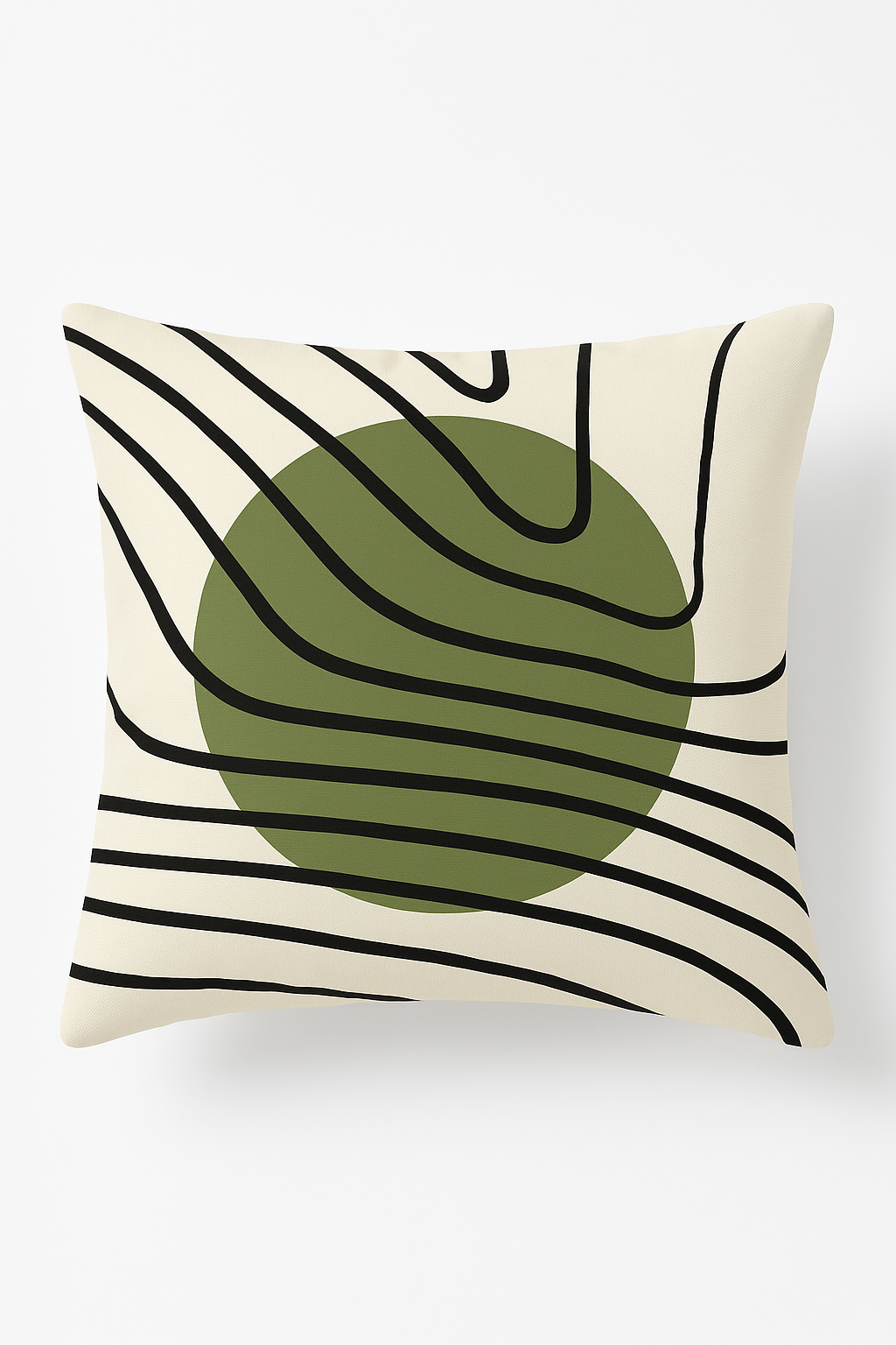 coussin motif plante verte housse de coussin décorative et confortable