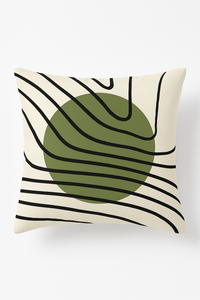 coussin motif plante verte housse de coussin décorative et confortable