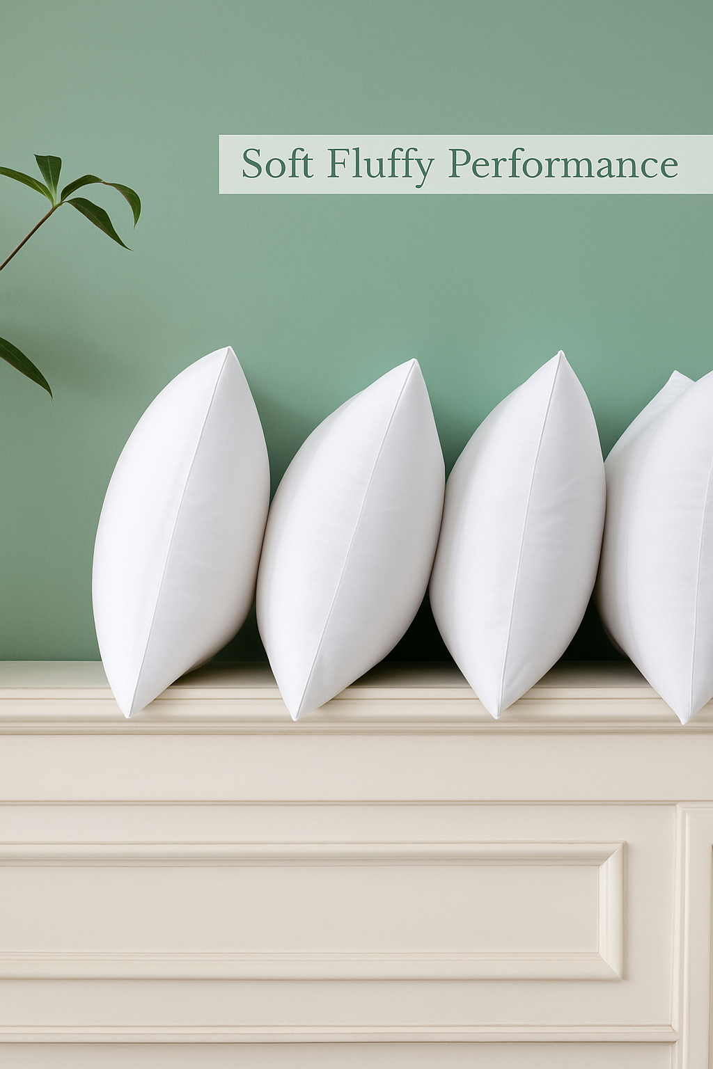 coussins décoratifs blancs moelleux 30x50cm 45x45cm 50x50cm - vue 4 sur 6