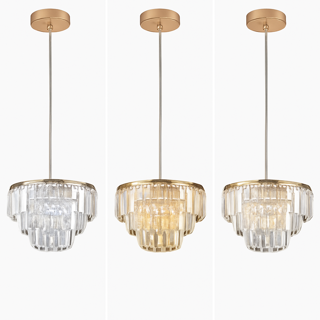 Cristal K9 LED plafonnier moderne suspension lumière maison déco suspendus luminaires cuisine salle à manger salon lustre lampes - vue 6 sur 8