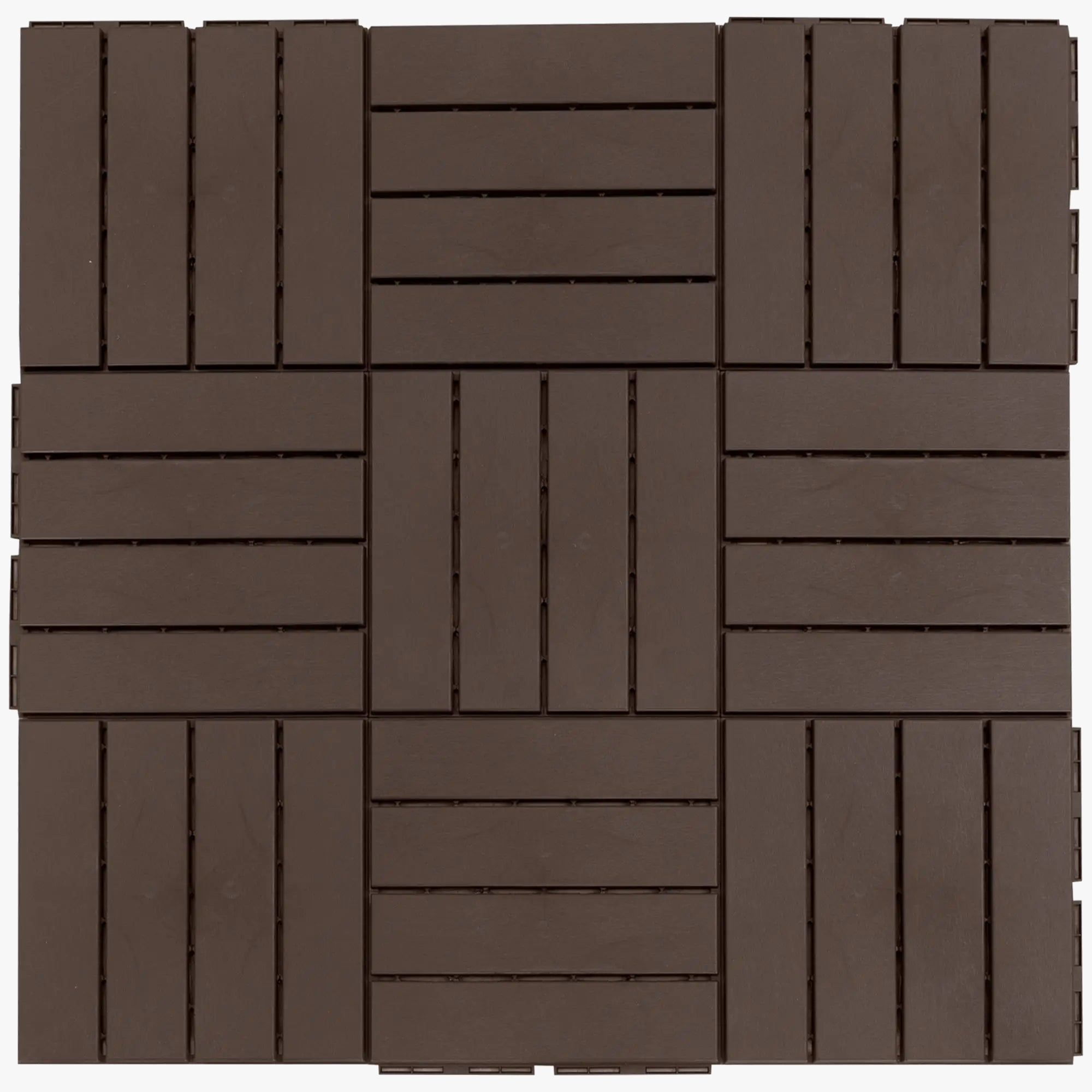 Dalles extérieur imitation bois antidérapantes 30x30 clipsables