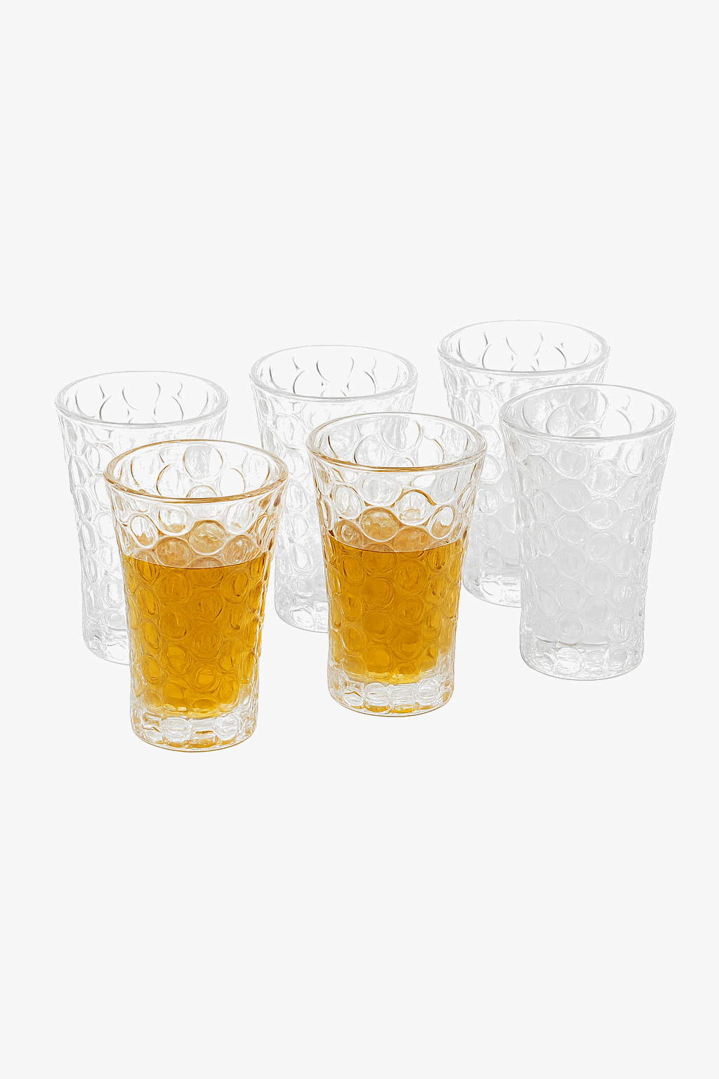 Ensemble 6 verres dégustation café alcool design minimaliste