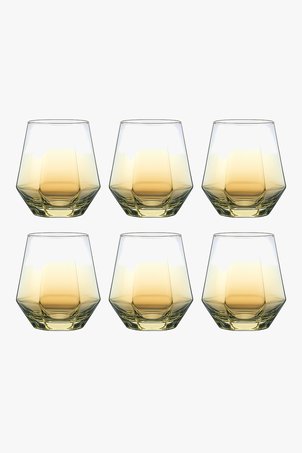 Ensemble 6 verres whisky verre épais relief élégant