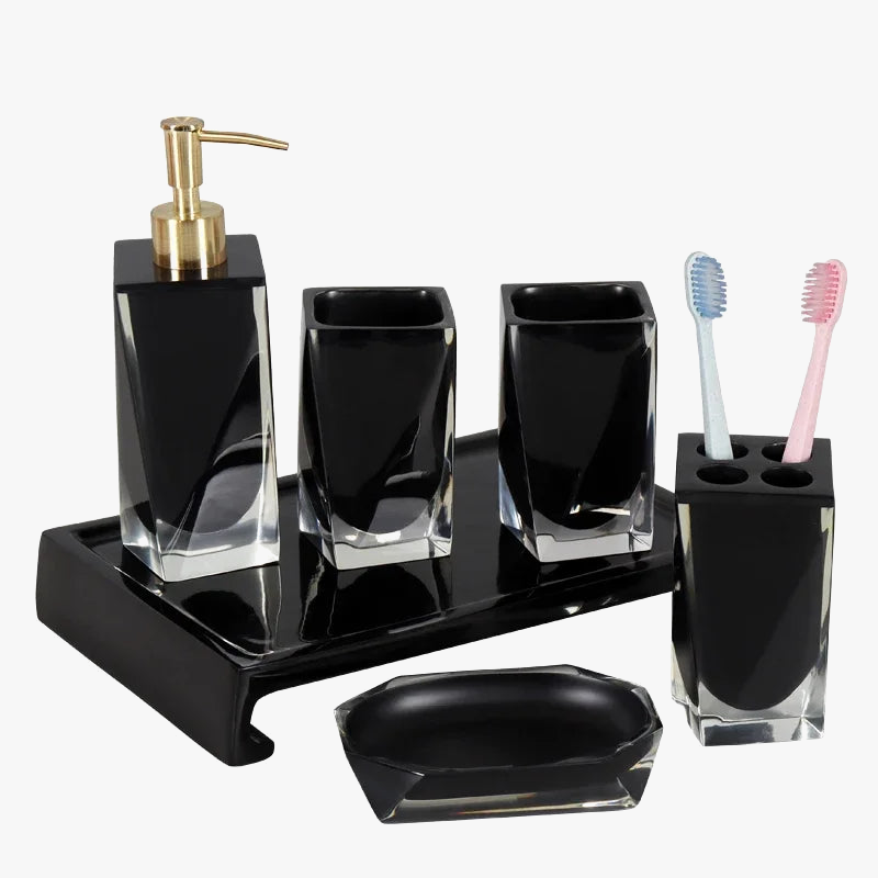 ensemble de lavage européen cinq pièces pour cadeau mariage