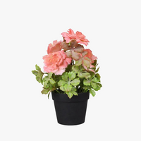 fausse fleur pivoine plante artificielle en pot pour décoration intérieure
