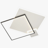 Plafonnier Fer forgé acrylique moderne LED lumières salon salle à manger chambre allée