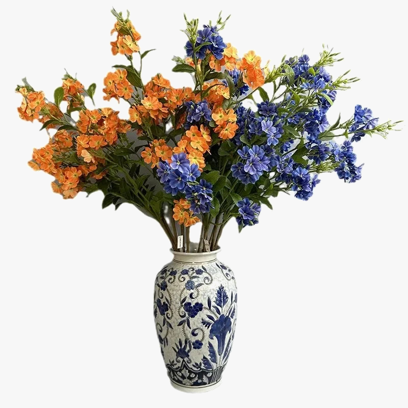 fleurs artificielles en soie pour décorations de mariage et événements