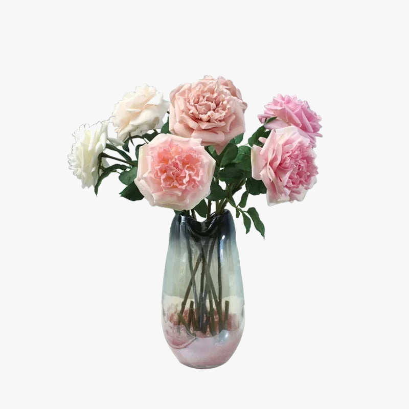 fleurs artificielles réalistes en latex pour décoration élégante