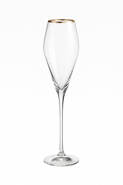 Flutes a champagne design elegant verre souffle main