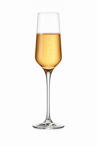 Flutes champagne design elegant verre souffle main