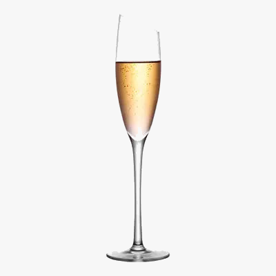 Flutes champagne design elegant verre souffle main cocktail