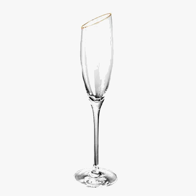 Flutes champagne design élégant verre soufflé sans plomb
