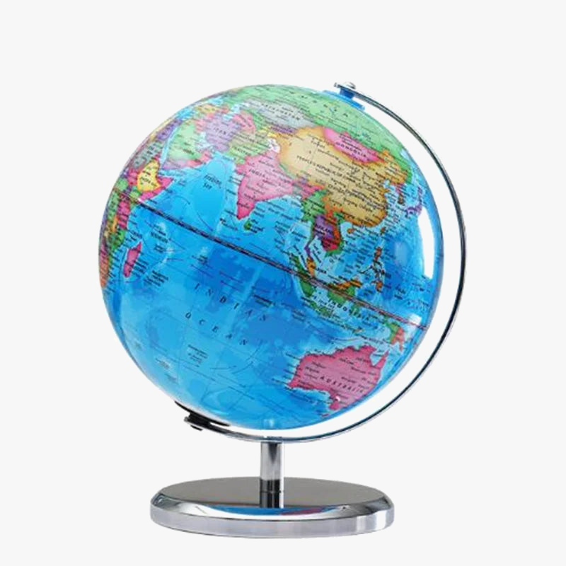 globe terrestre complet avec impression hd et lumières led