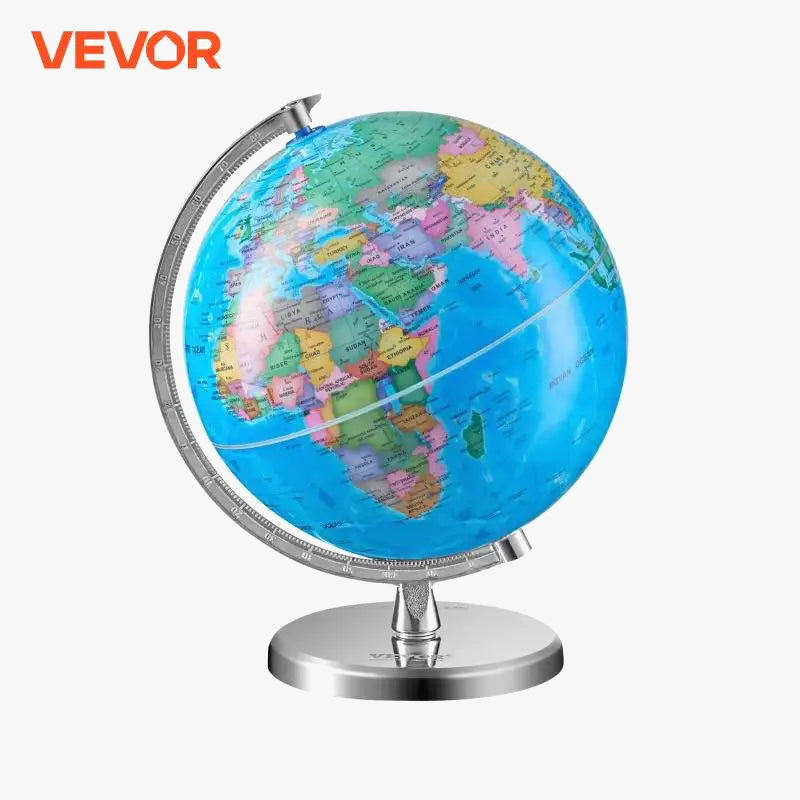 globe terrestre rotatif éducatif avec support pour enfants 360 degrés