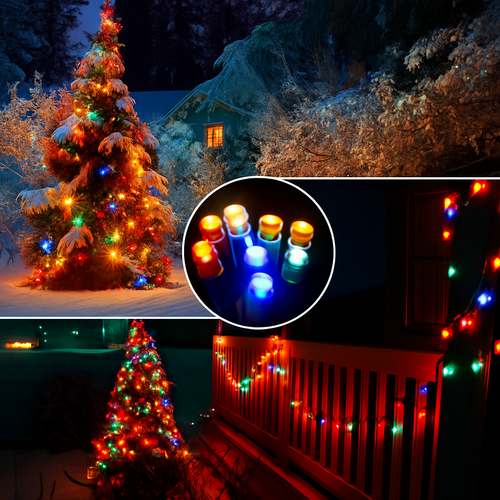 guirlande lumineuse solaire étanche pour extérieur jardin mariage Noël - vue 3 sur 13