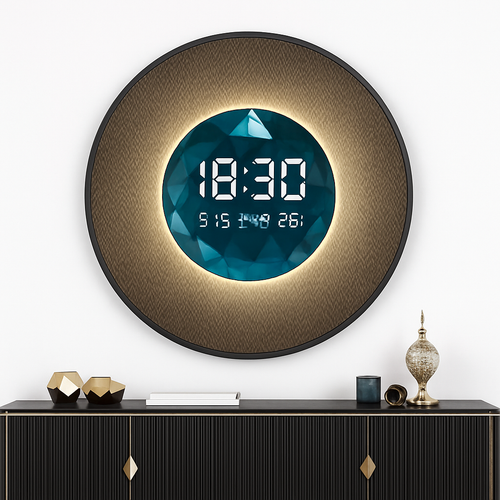 horloge décorative numérique lumineuse pour restaurant et décoration intérieure - vue 9 sur 8