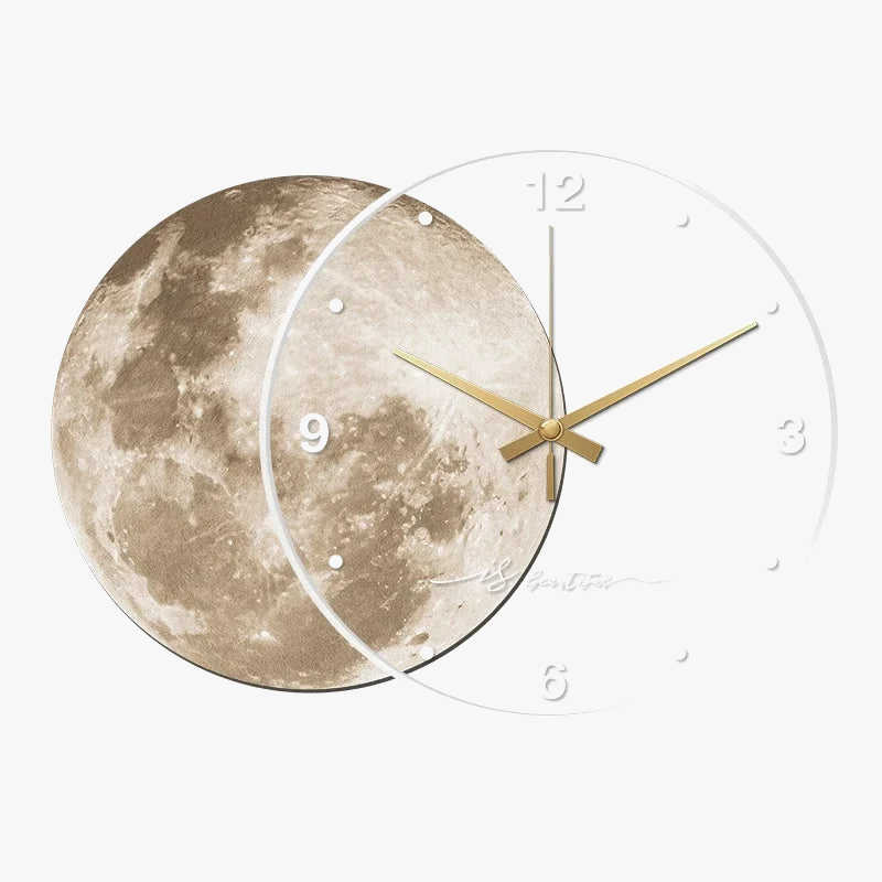 horloge murale design moderne pour décoration intérieure élégante